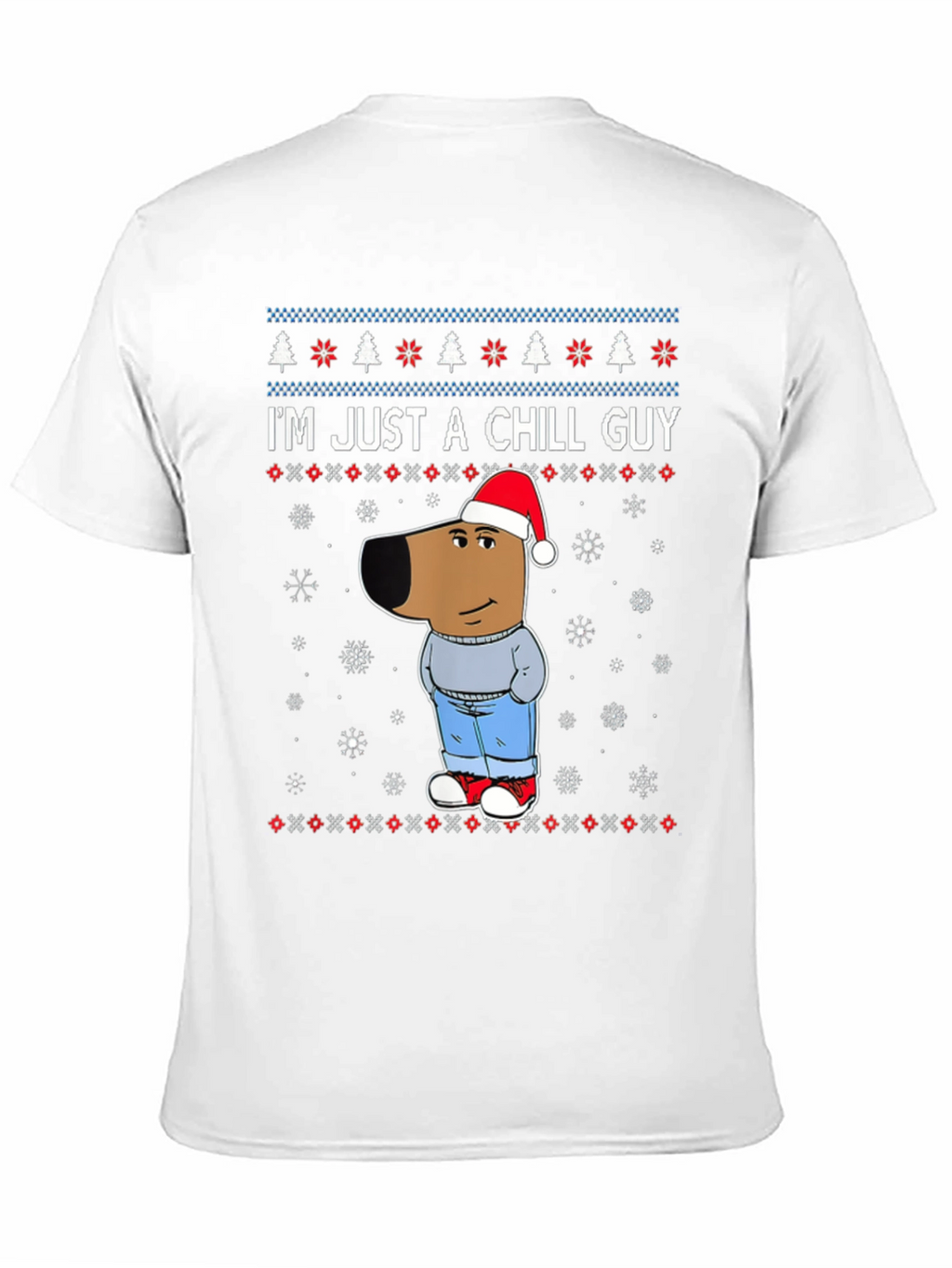 Chill Guy Christmas Graphic Tee