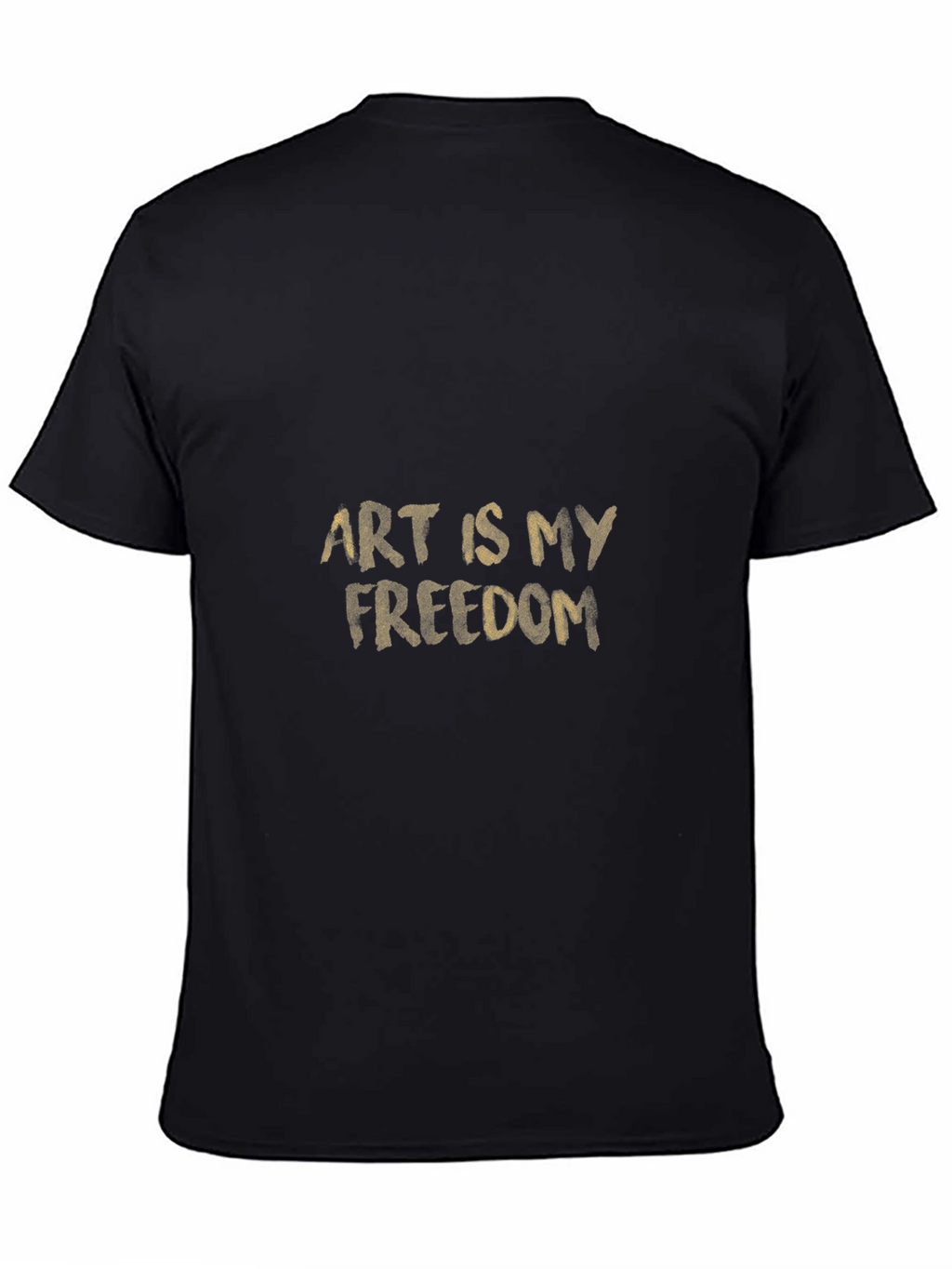 Art Is My Freedom Black T-Shirt
