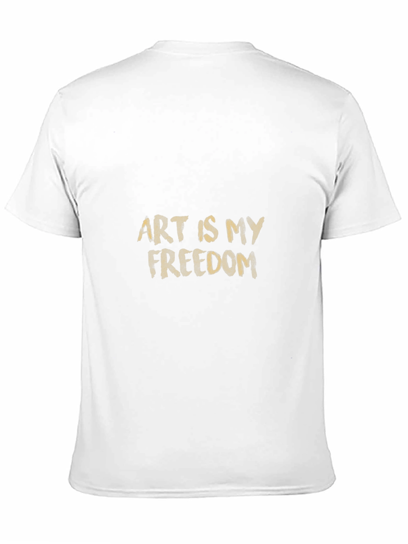 Art Is My Freedom Black T-Shirt