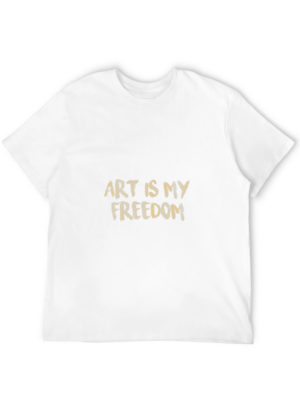 Art Is My Freedom Black T-Shirt