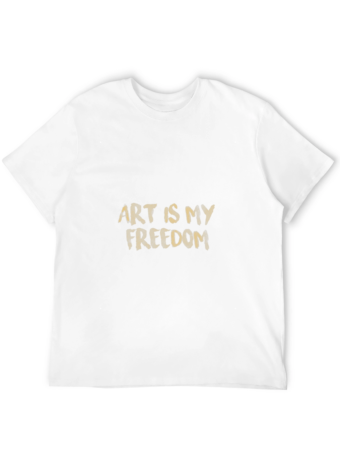 Art Is My Freedom Black T-Shirt
