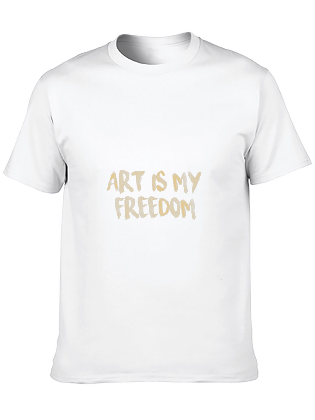 Art Is My Freedom Black T-Shirt