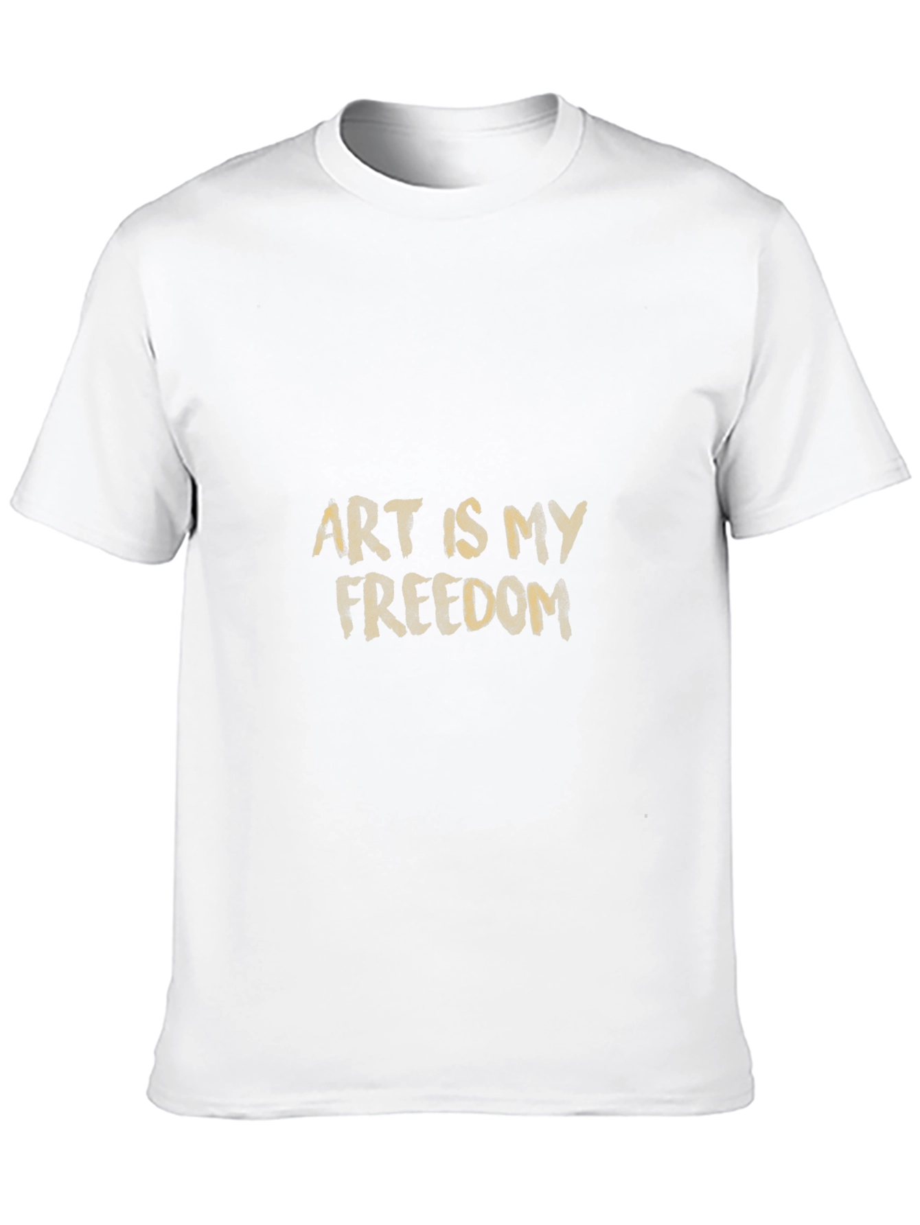Art Is My Freedom Black T-Shirt