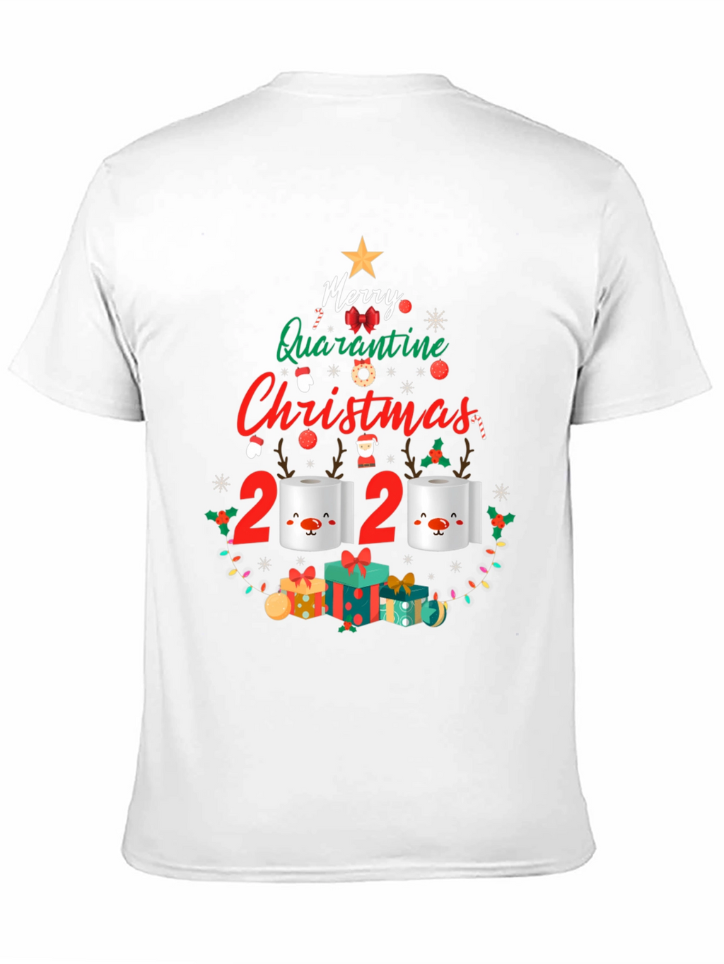 Funny 2020 Quarantine Christmas T-Shirt