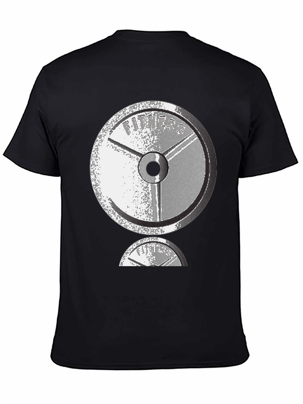 Fitness Weight Plate Graphic Tee