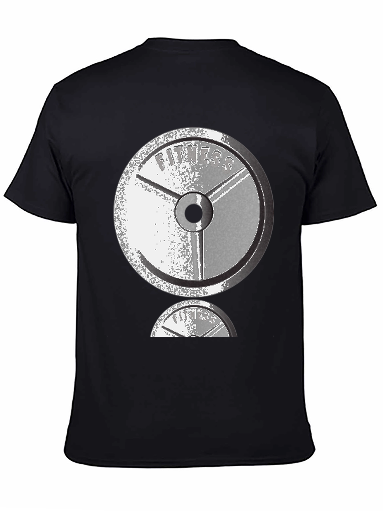Fitness Weight Plate Graphic Tee