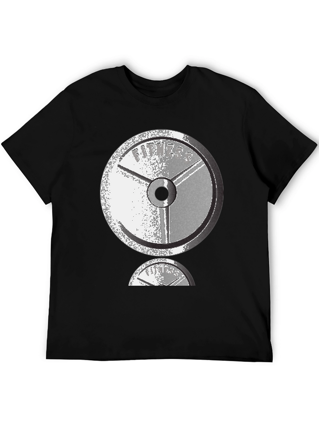 Fitness Weight Plate Graphic Tee