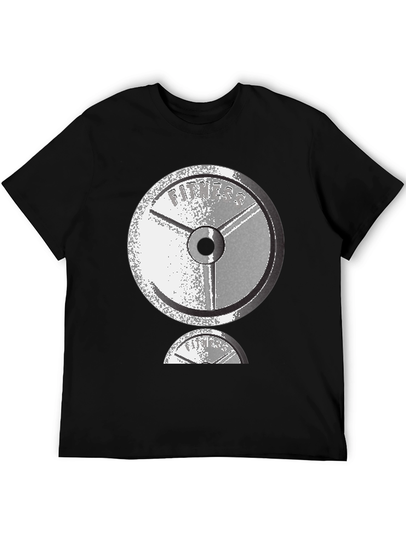 Fitness Weight Plate Graphic Tee