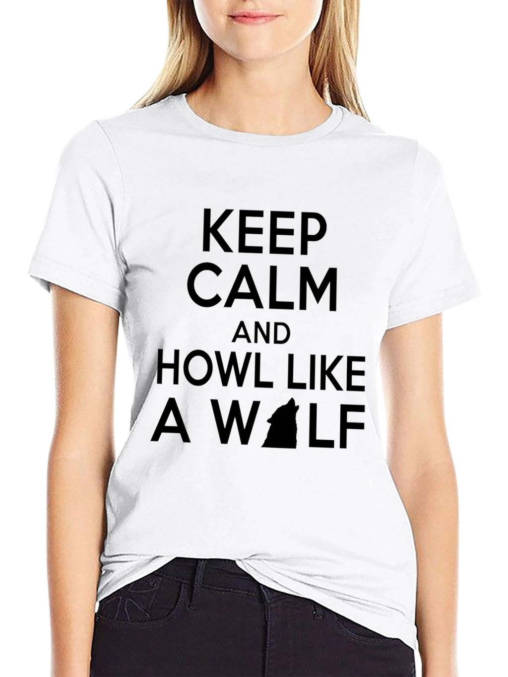Keep Calm and Howl Like a Wolf T-Shirt