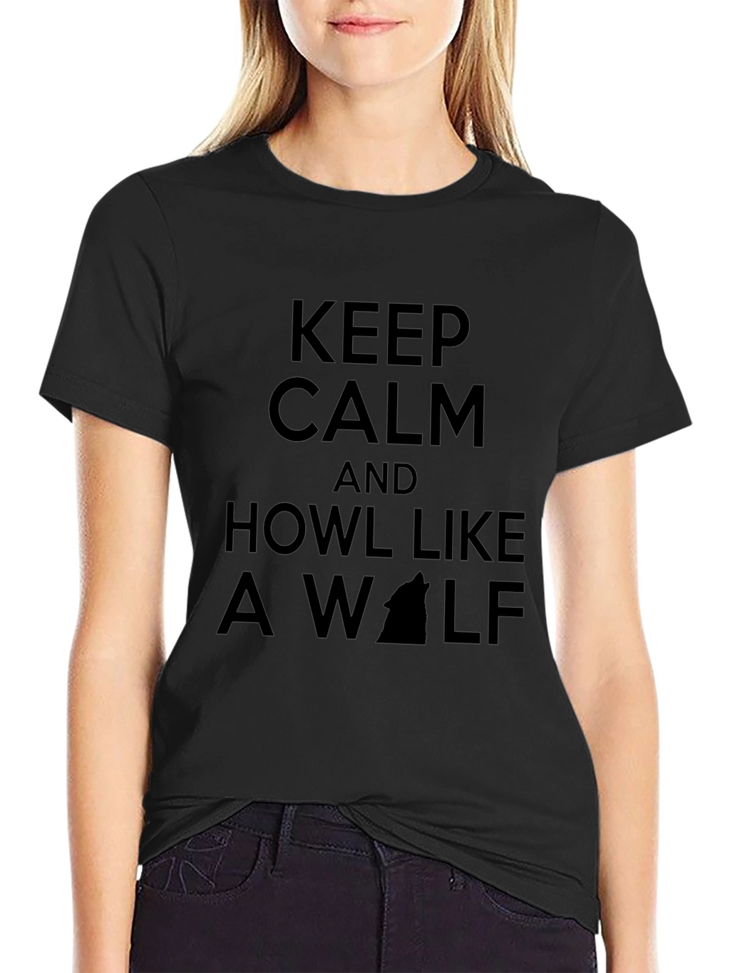 Keep Calm and Howl Like a Wolf T-Shirt