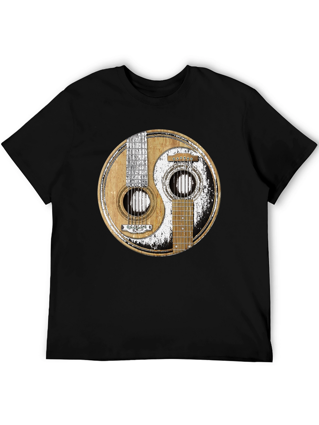 Yin Yang Guitar T-Shirt