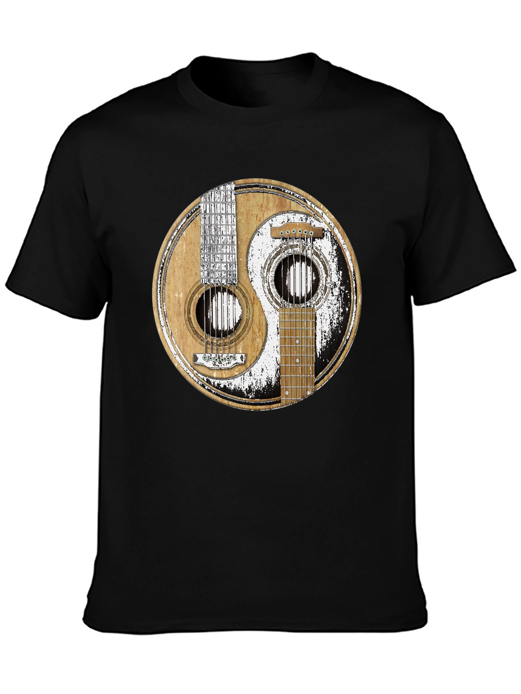 Yin Yang Guitar T-Shirt