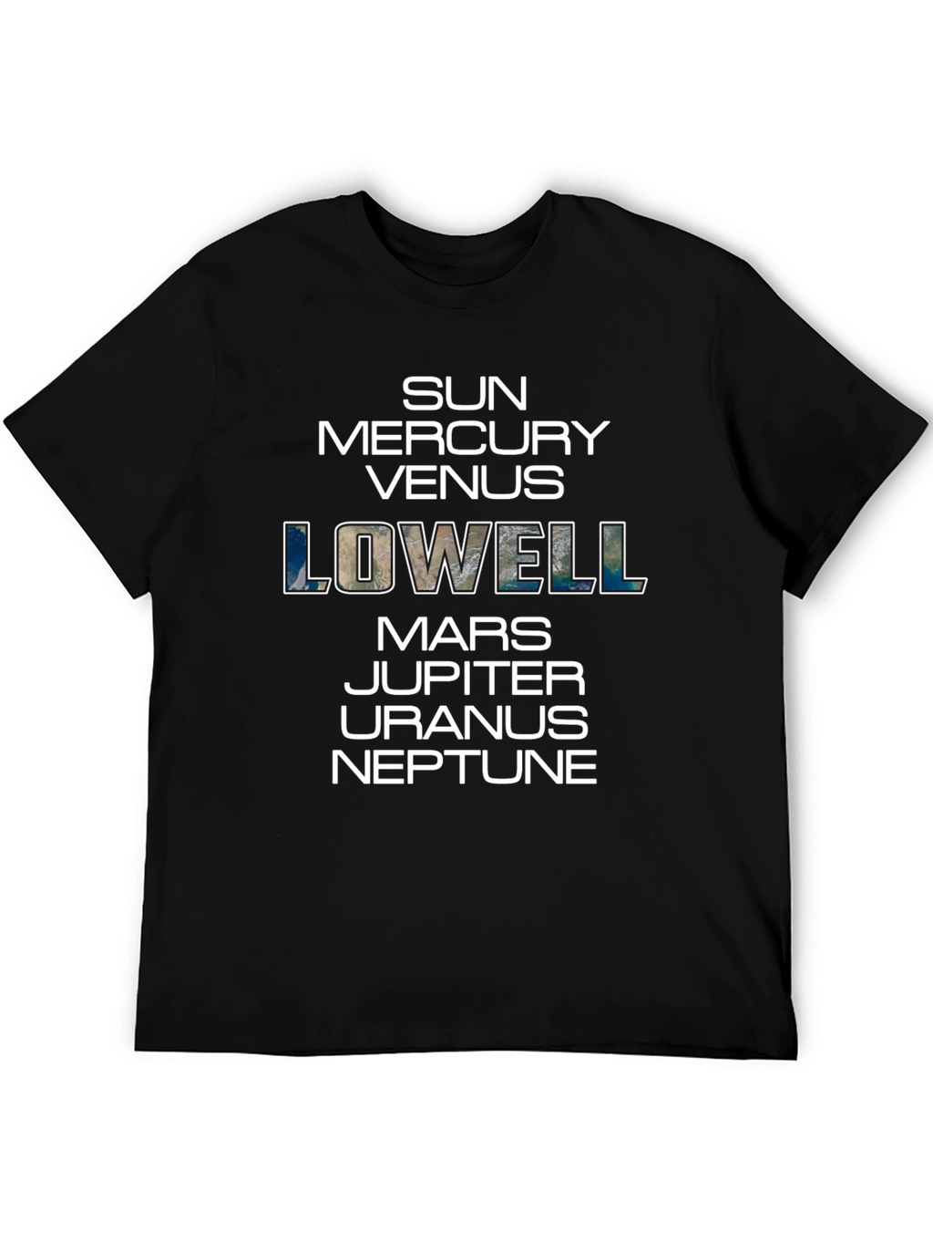 Planets T-Shirt Sun Mercury Venus Lowell Mars