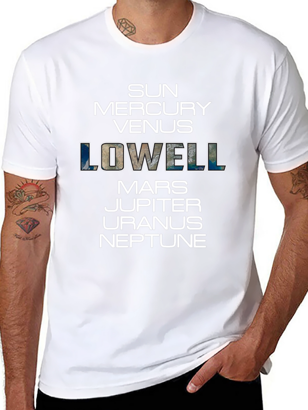 Planets T-Shirt Sun Mercury Venus Lowell Mars