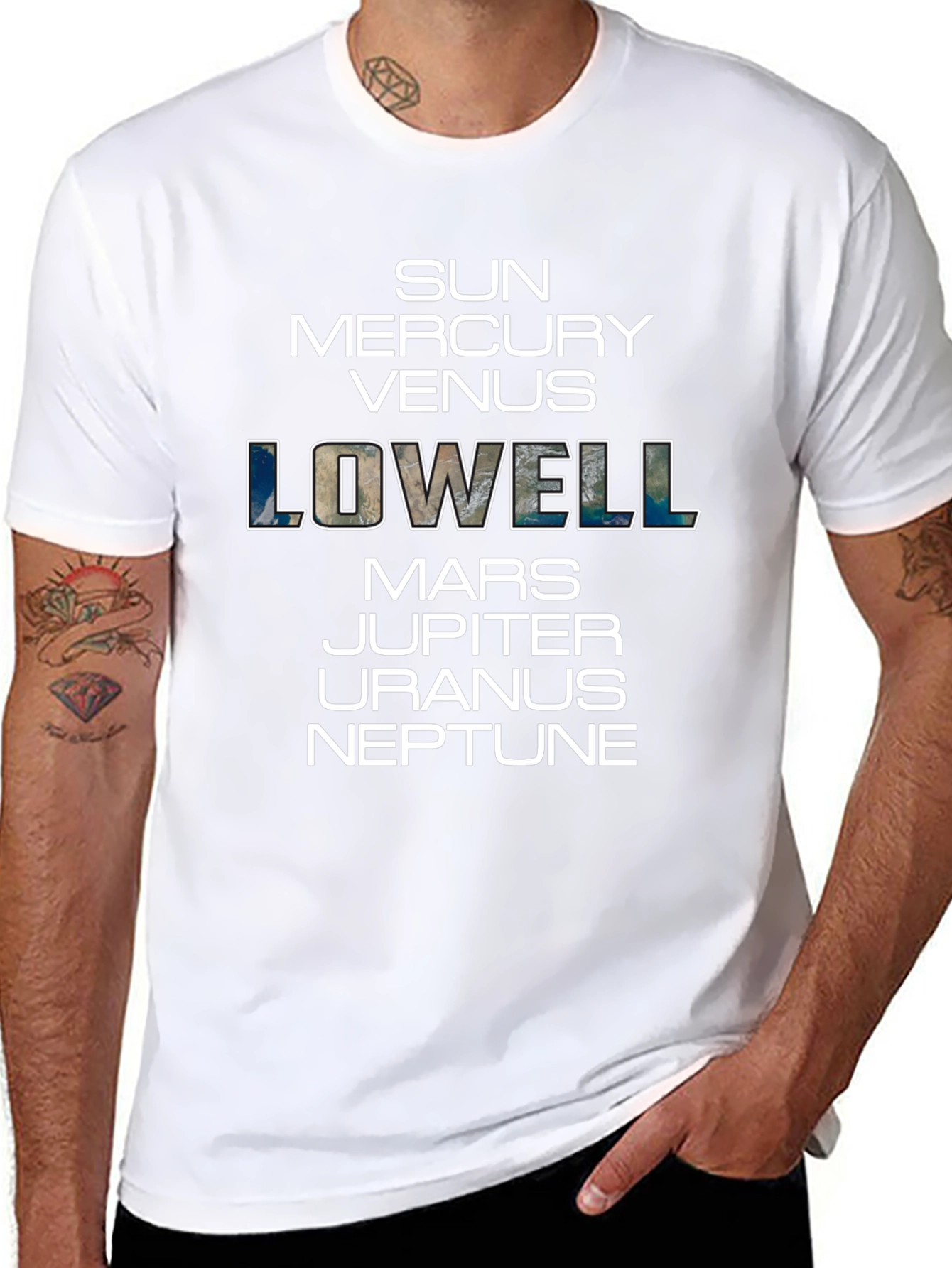 Planets T-Shirt Sun Mercury Venus Lowell Mars