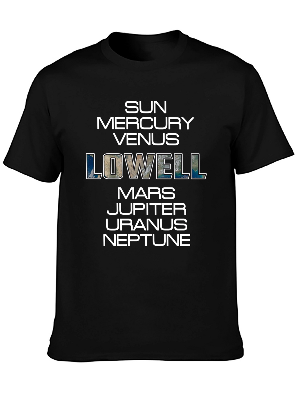 Planets T-Shirt Sun Mercury Venus Lowell Mars