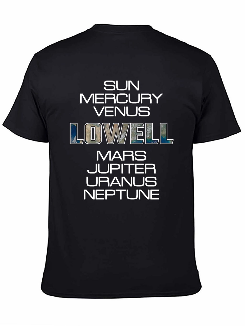Planets T-Shirt Sun Mercury Venus Lowell Mars