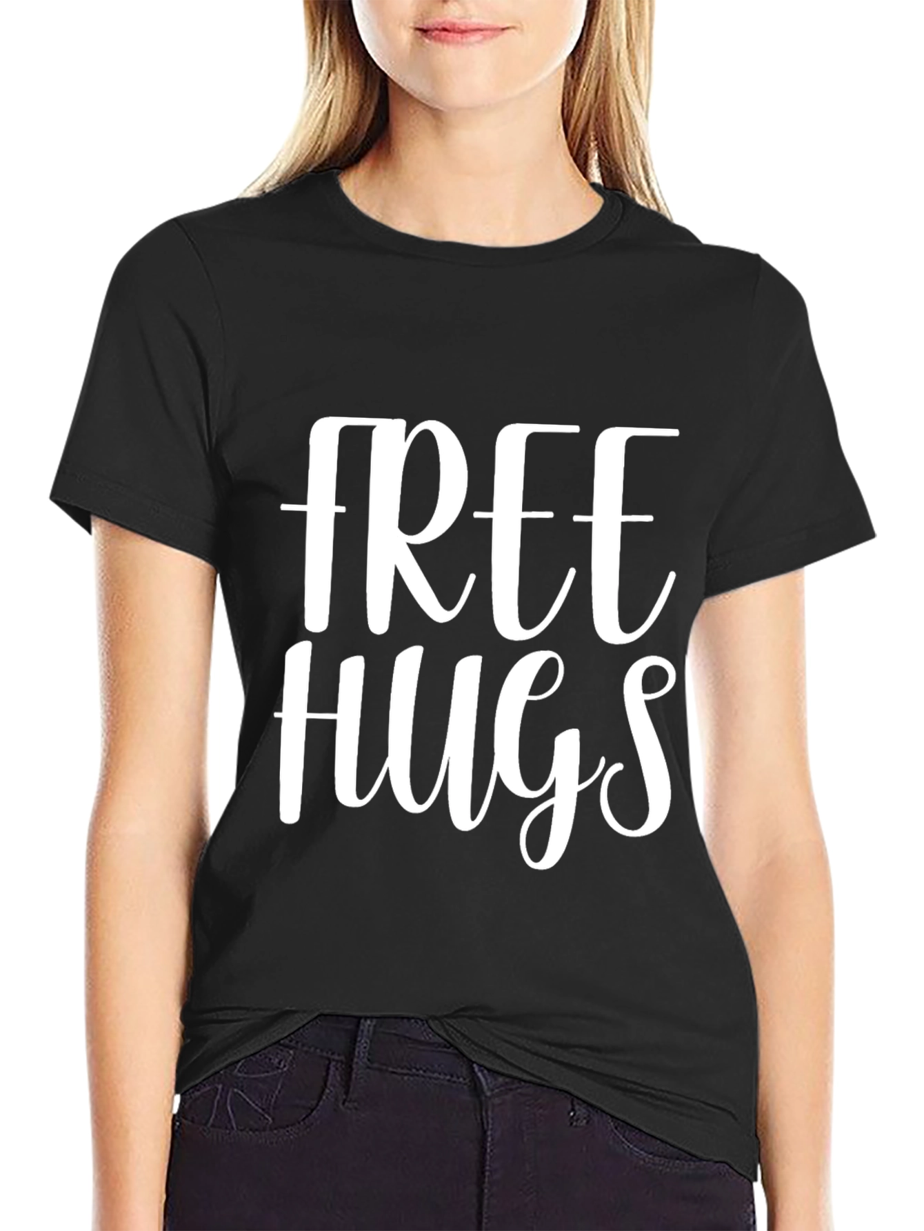 Free Hugs Graphic T-Shirt - Unisex Soft Cotton Tee