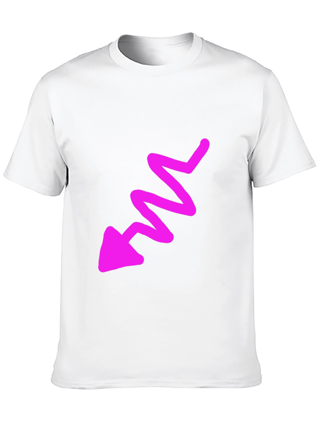 Funky Arrow Graphic Tee - Mens Black T-Shirt