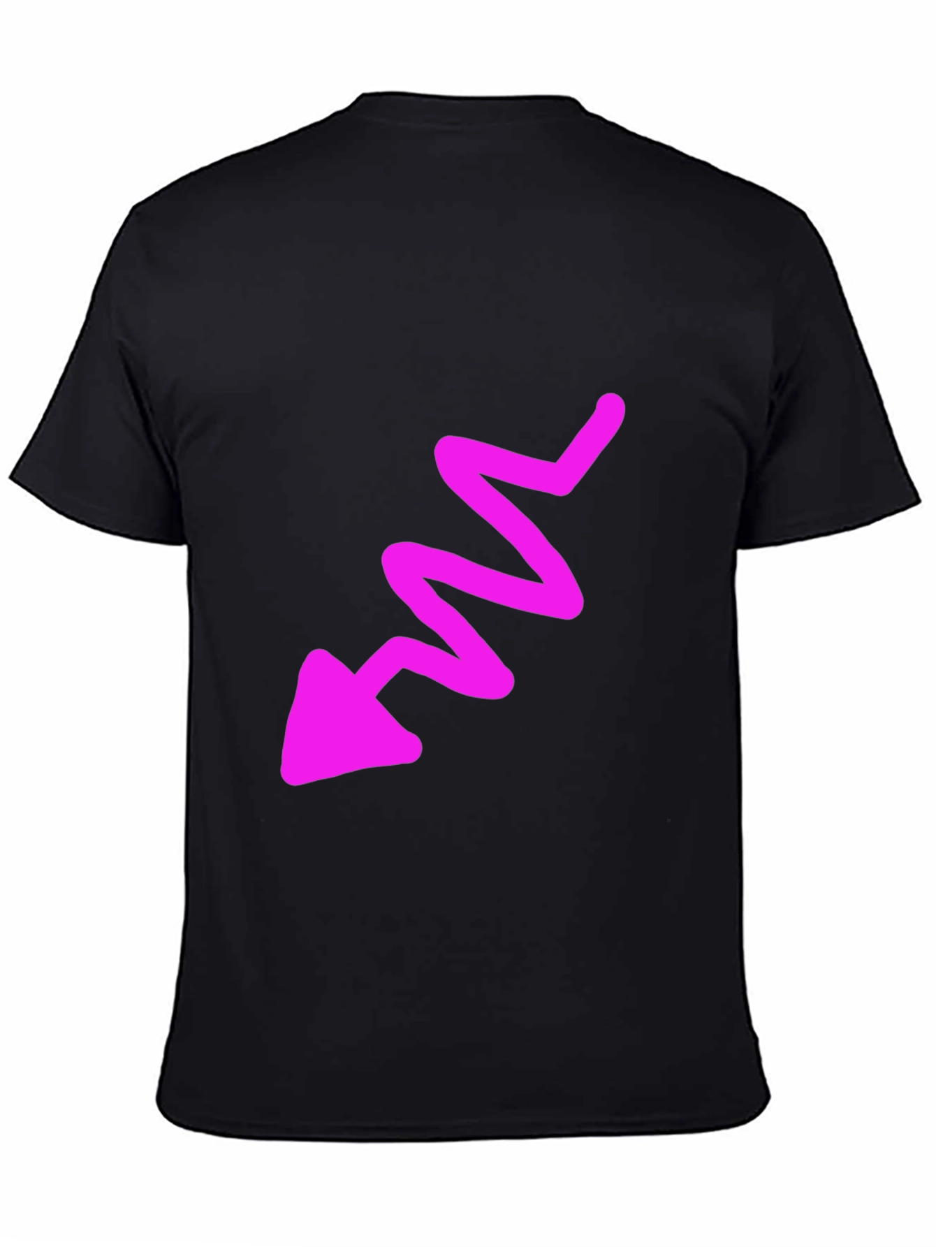 Funky Arrow Graphic Tee - Mens Black T-Shirt