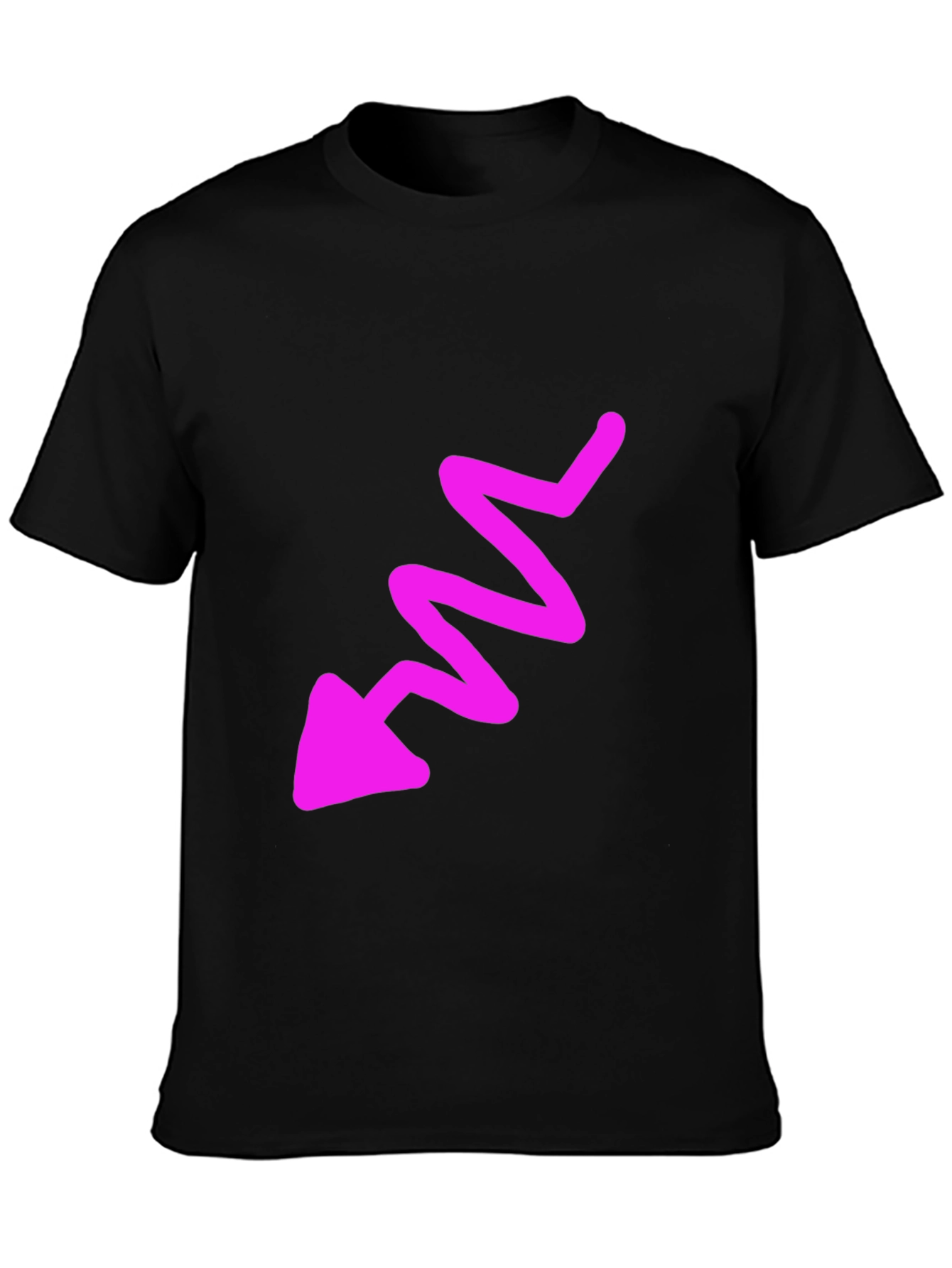 Funky Arrow Graphic Tee - Mens Black T-Shirt