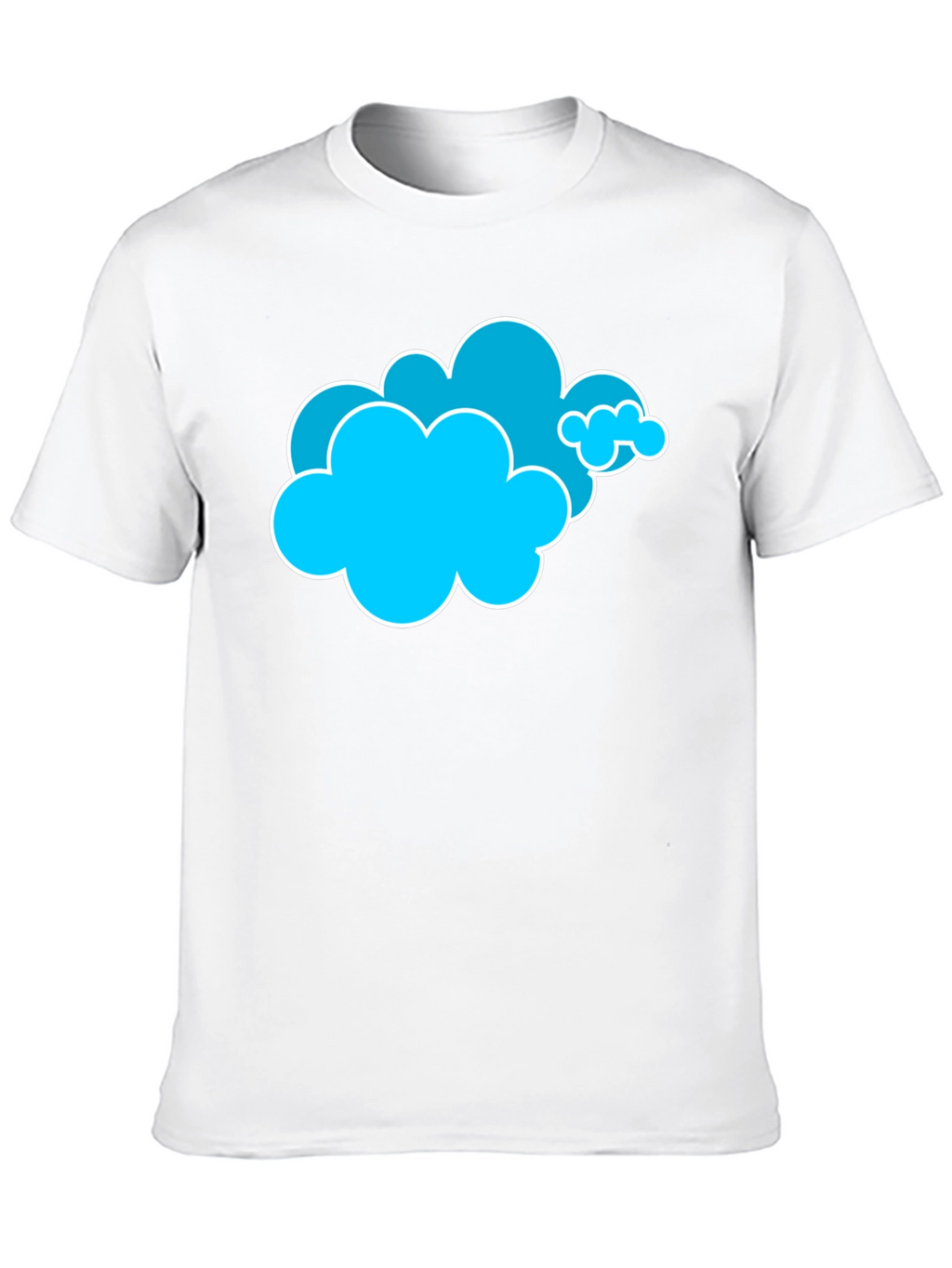Cloud Graphic T-Shirt - Black Cotton Tee