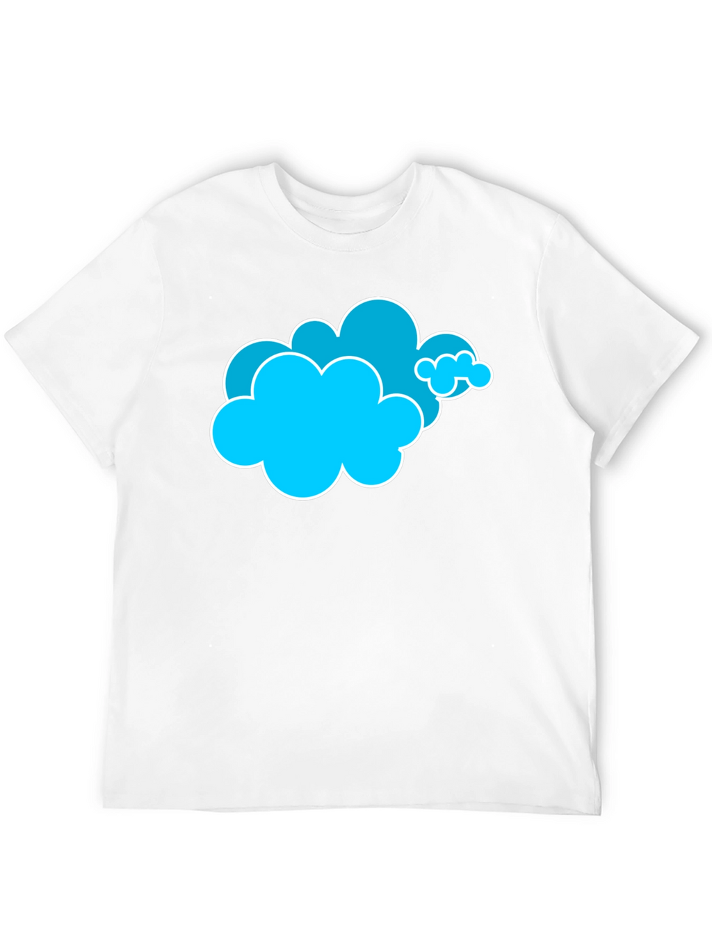 Cloud Graphic T-Shirt - Black Cotton Tee