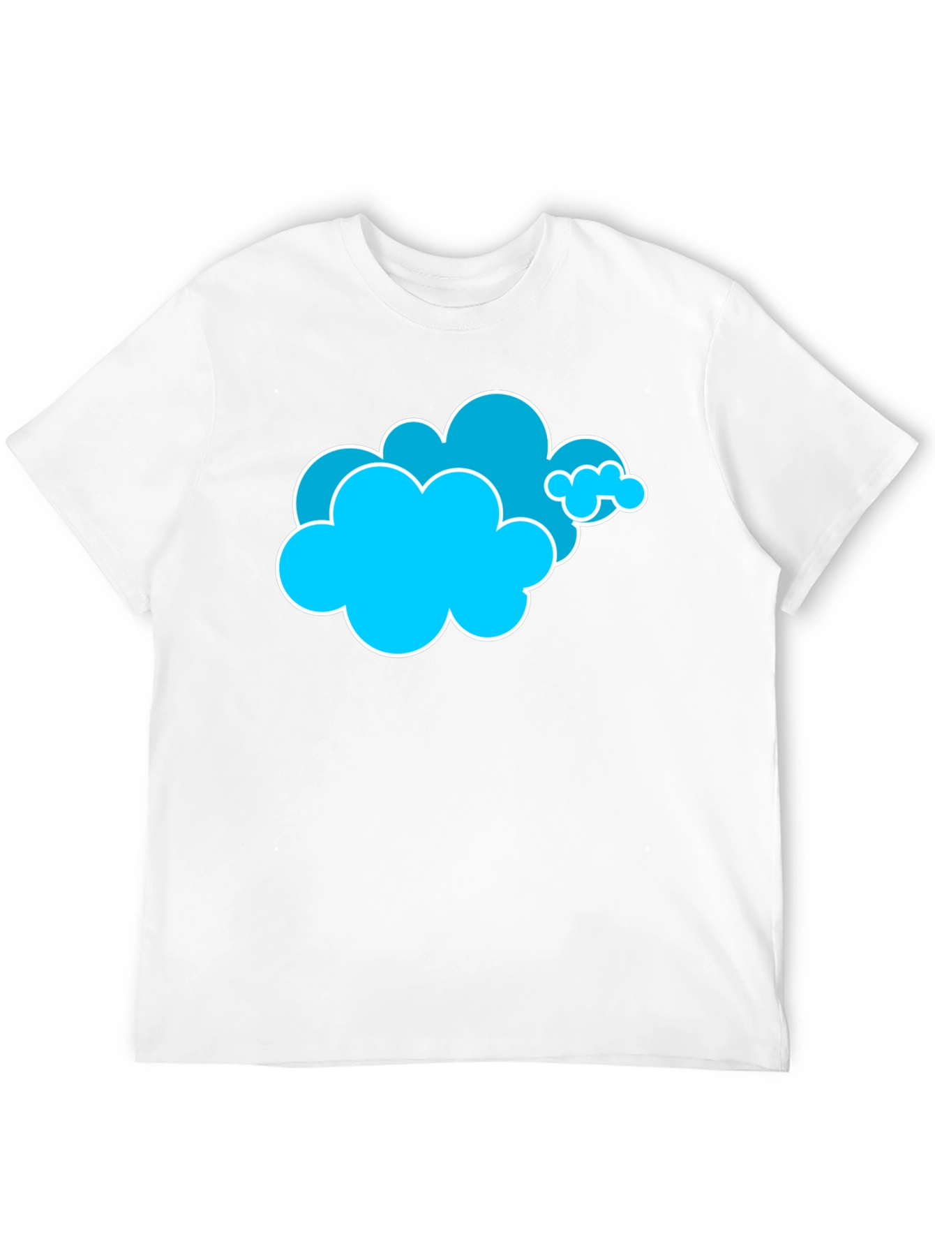 Cloud Graphic T-Shirt - Black Cotton Tee