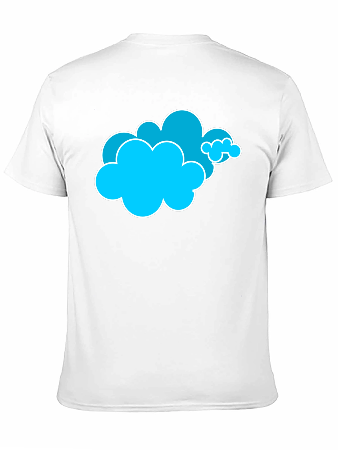 Cloud Graphic T-Shirt - Black Cotton Tee
