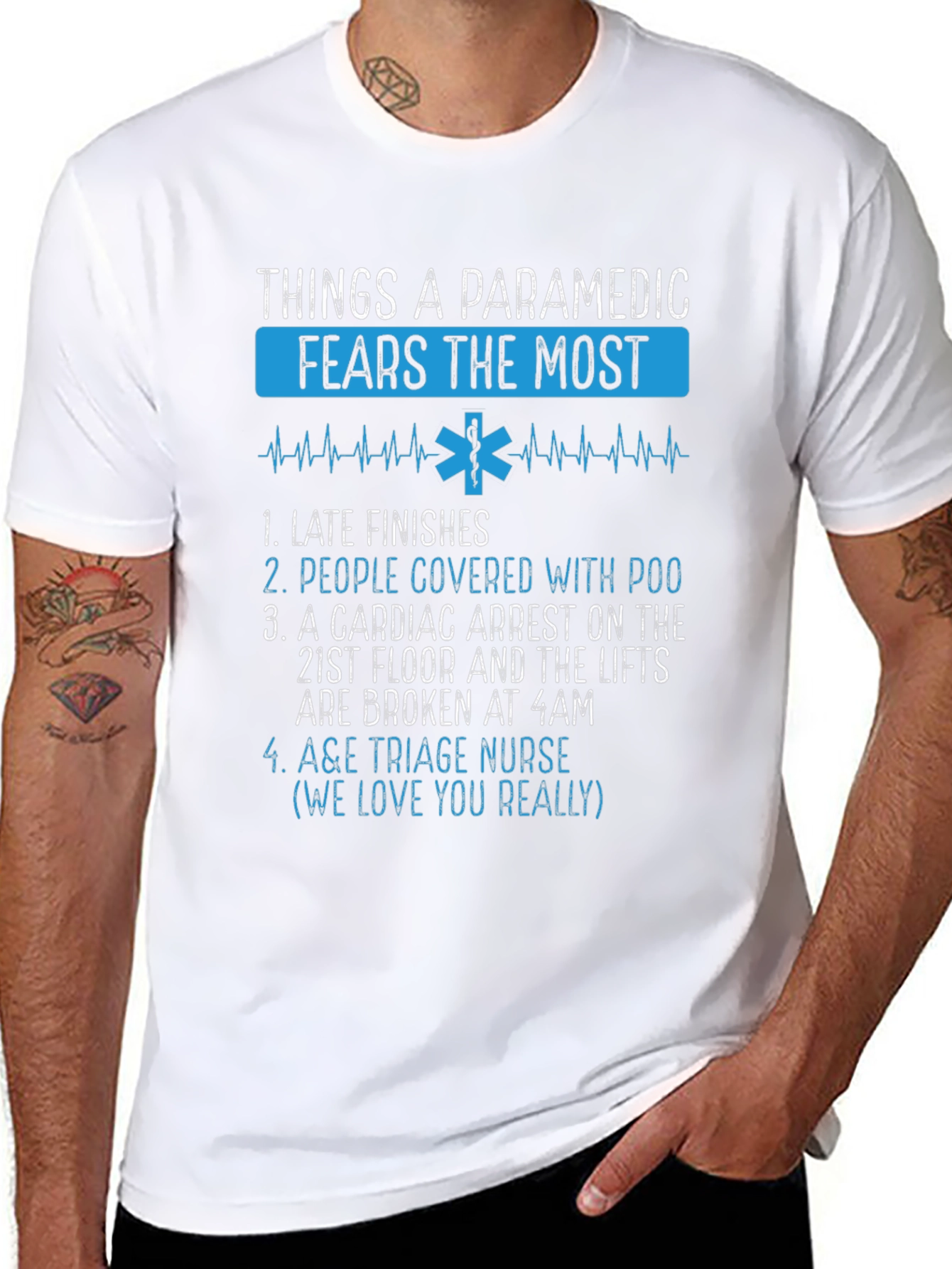 Paramedic Fears T-Shirt - Funny EMT Gift
