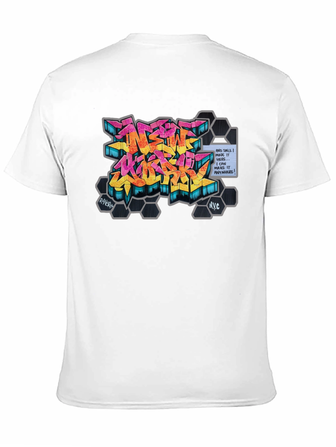 Urban Graffiti Art Graphic Tee - NYC Style