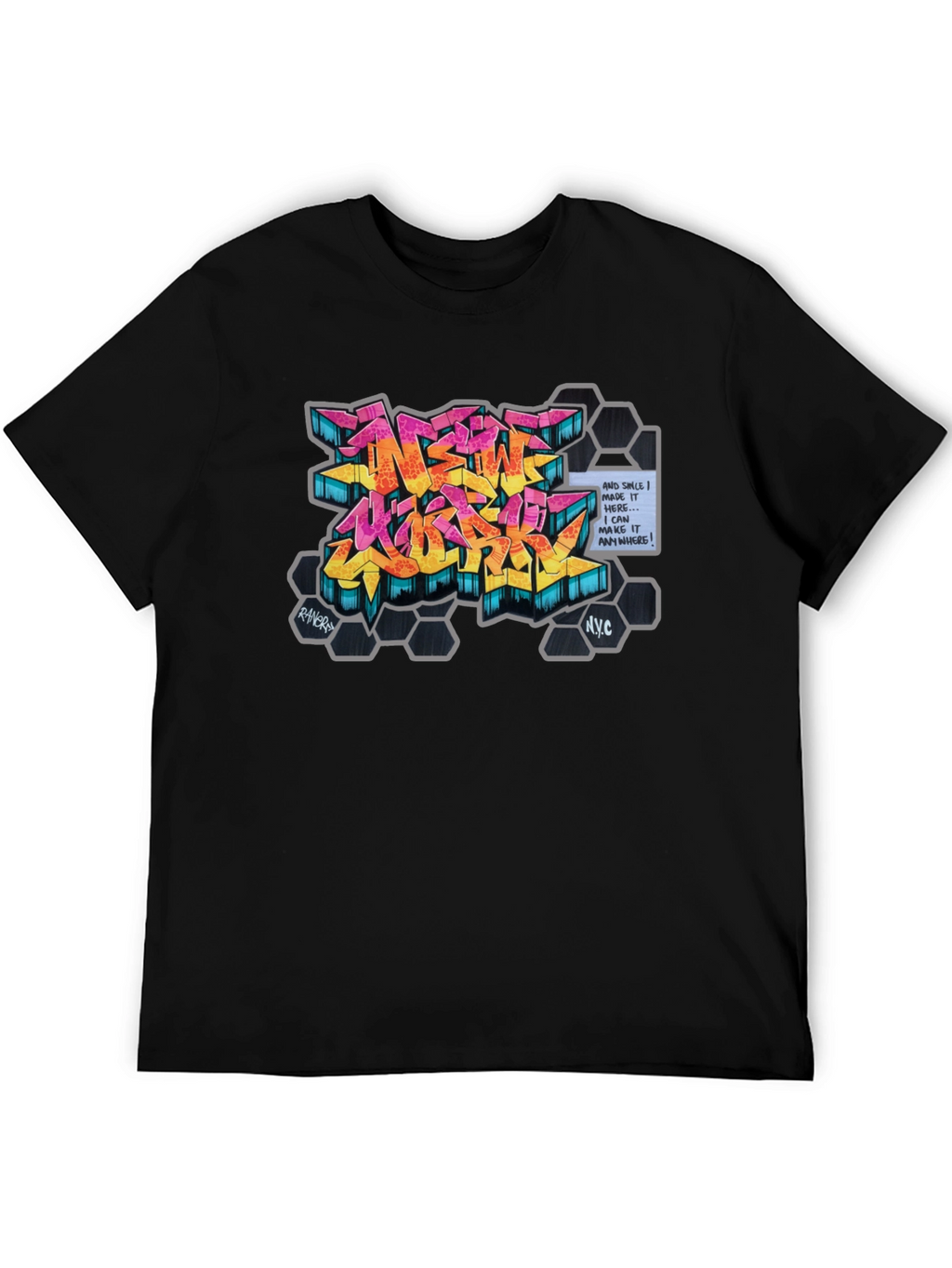 Urban Graffiti Art Graphic Tee - NYC Style