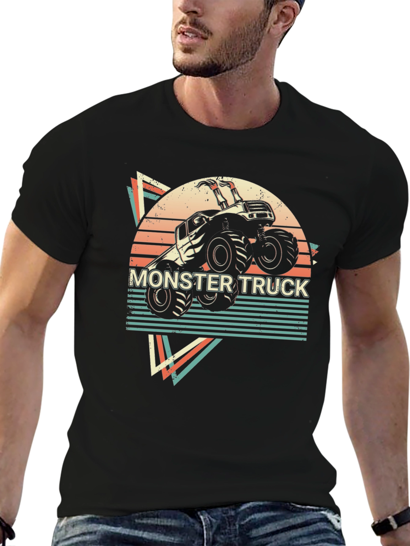 Retro Monster Truck Graphic Tee