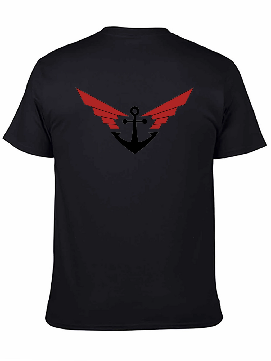 Anchor Wings Graphic Tee - Black