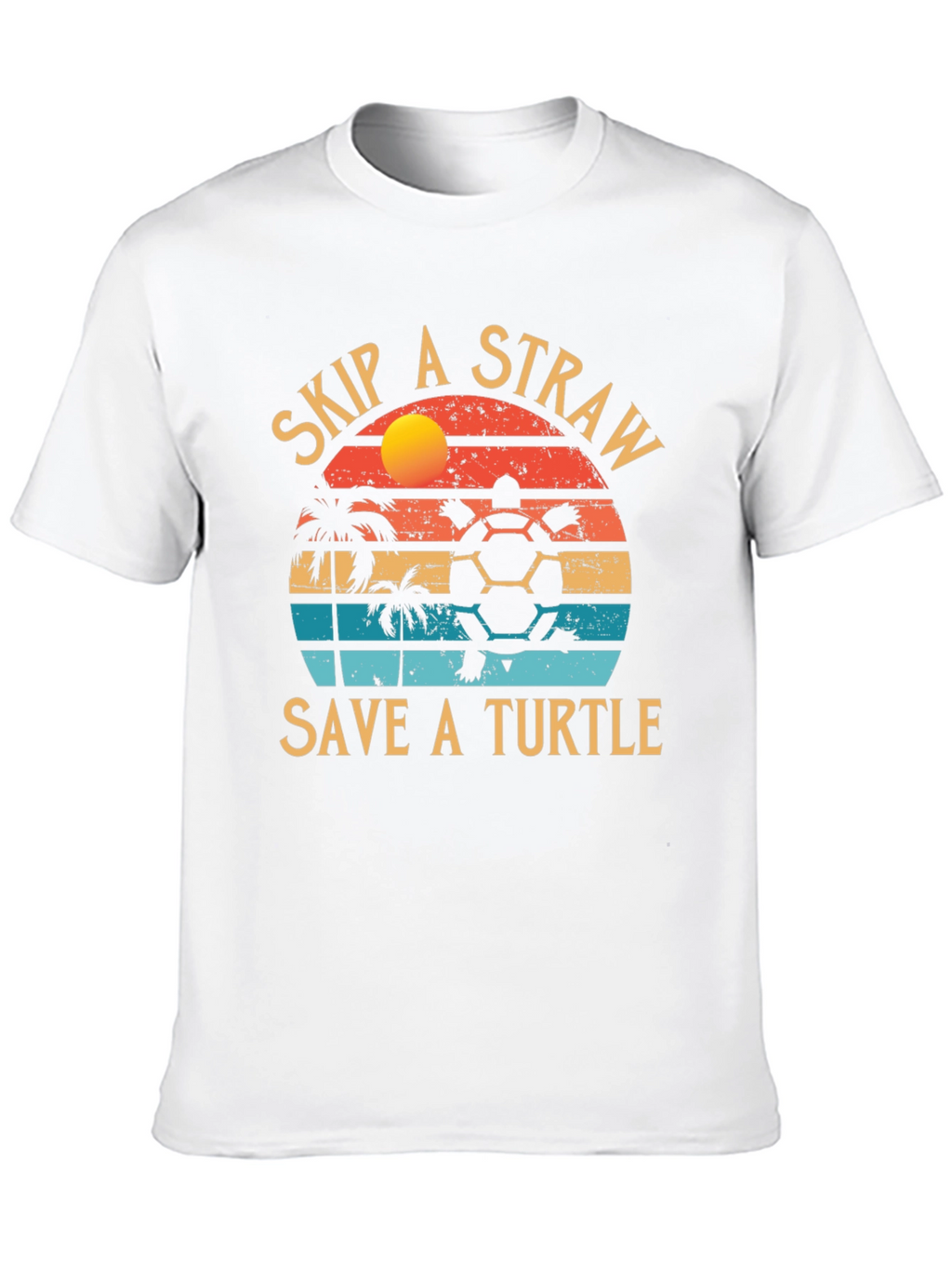 Skip A Straw Save A Turtle T-Shirt