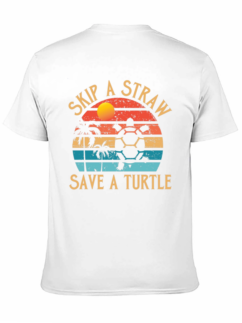 Skip A Straw Save A Turtle T-Shirt