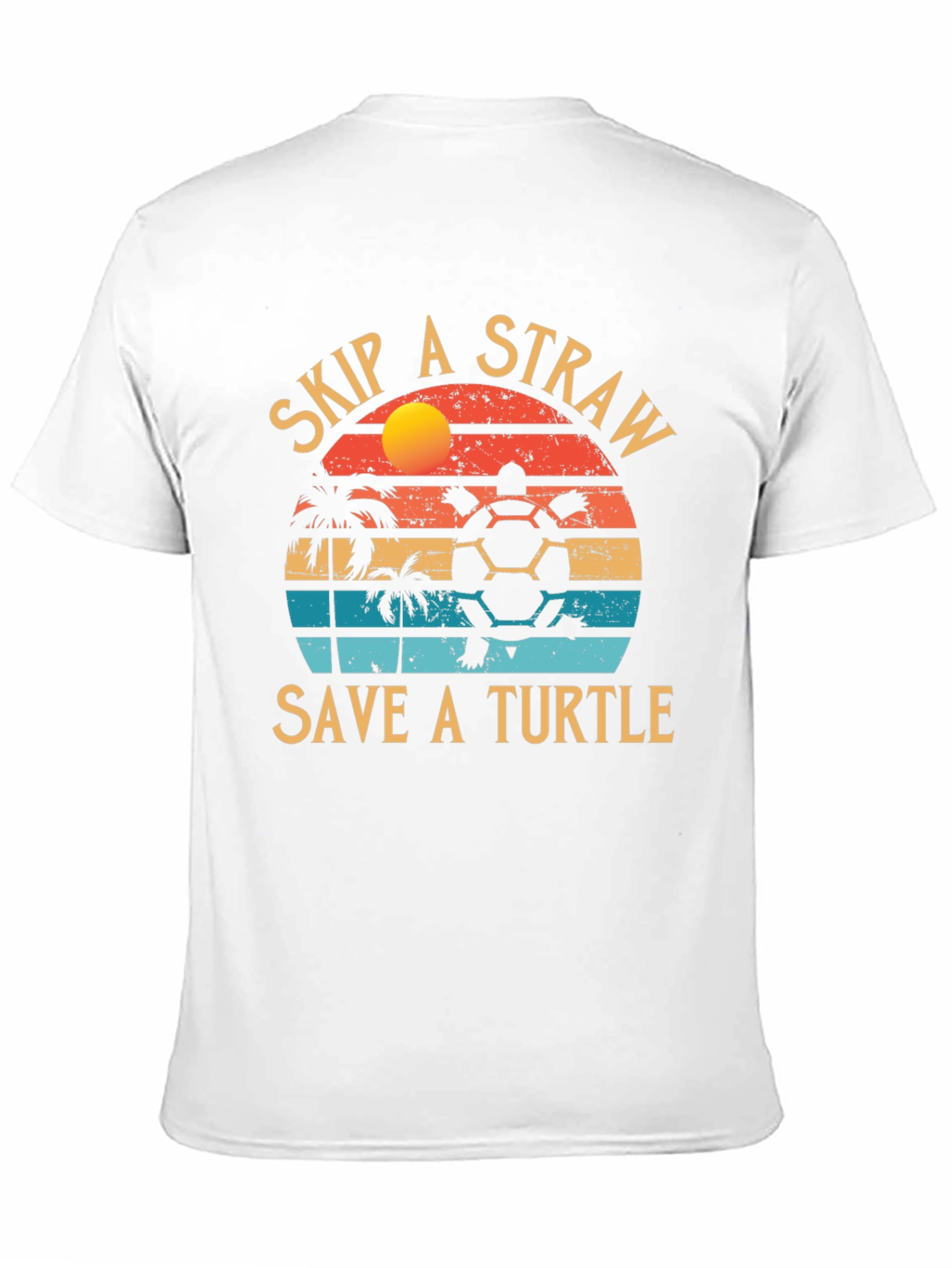 Skip A Straw Save A Turtle T-Shirt