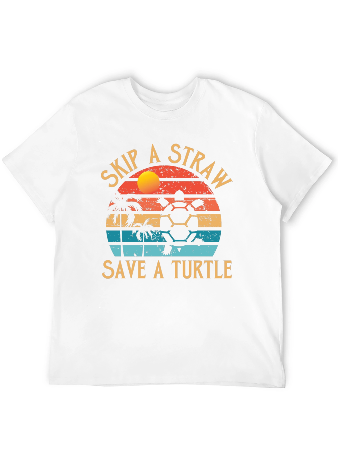 Skip A Straw Save A Turtle T-Shirt
