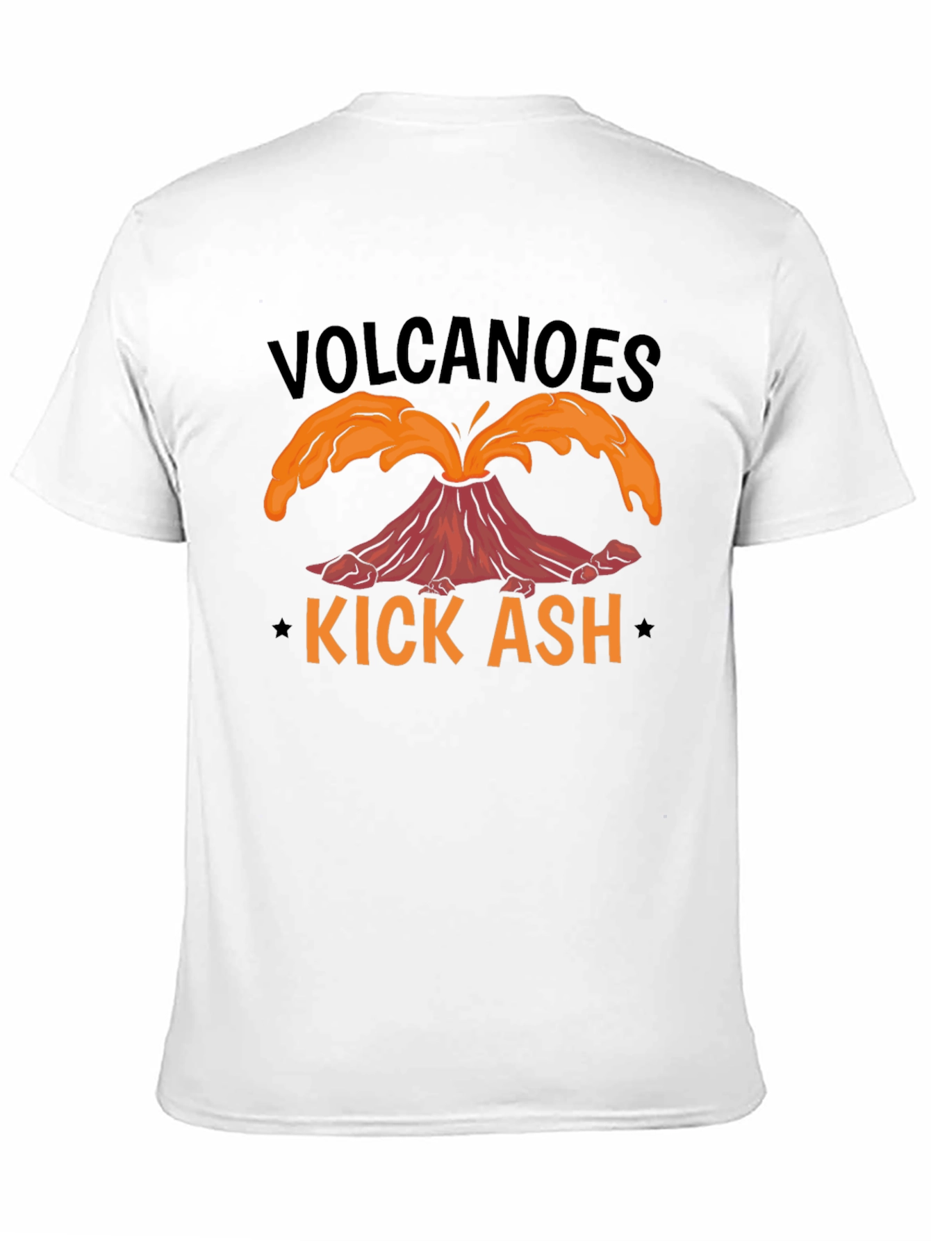 Volcanoes Kick Ash T-Shirt - Black