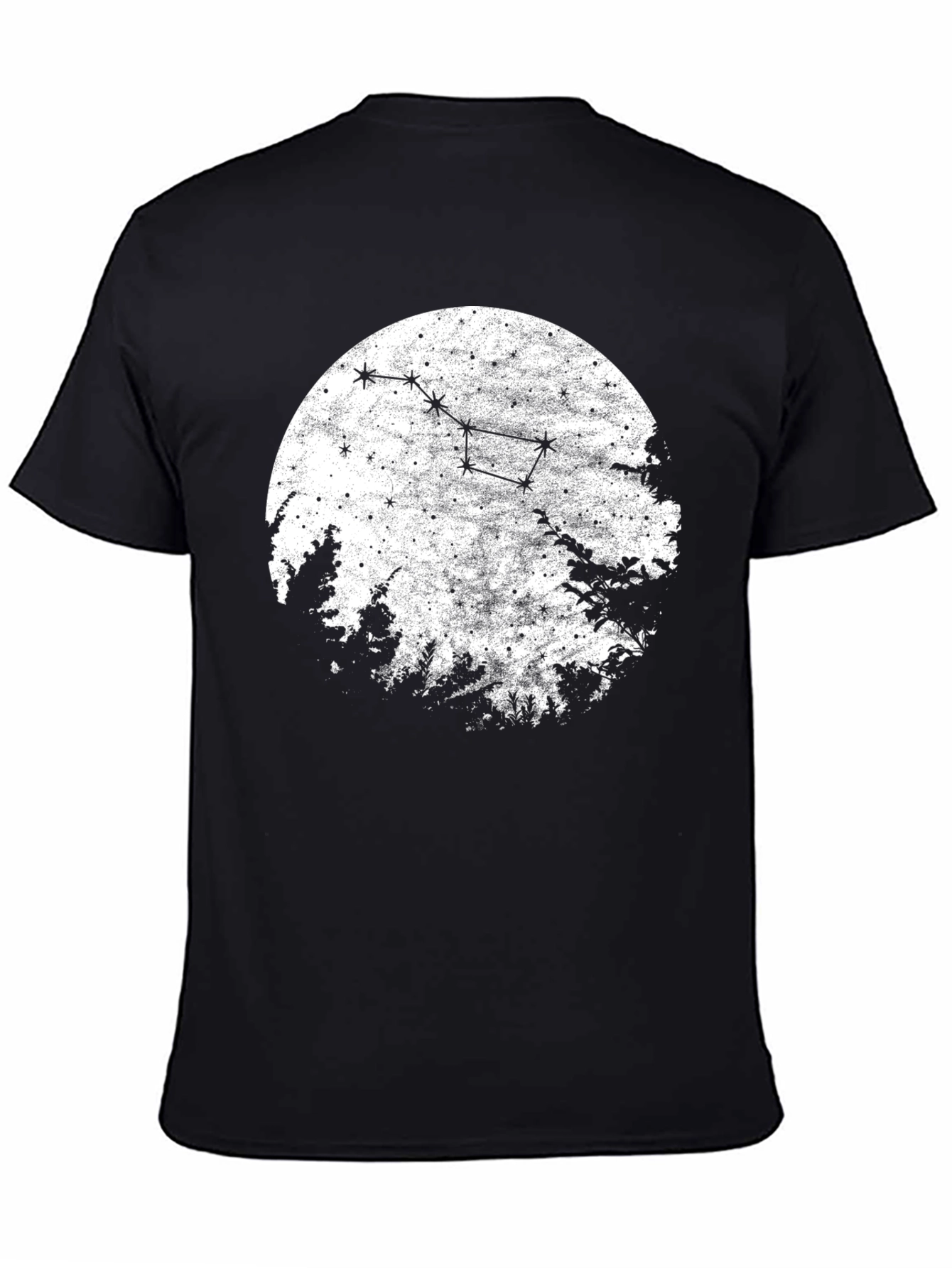 Constellation Graphic T-Shirt - Black