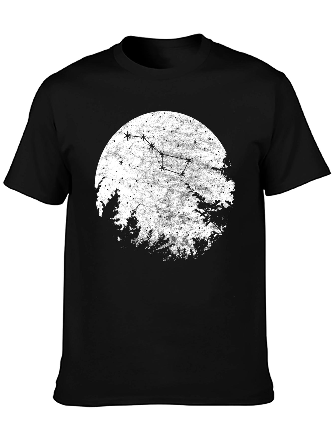 Constellation Graphic T-Shirt - Black