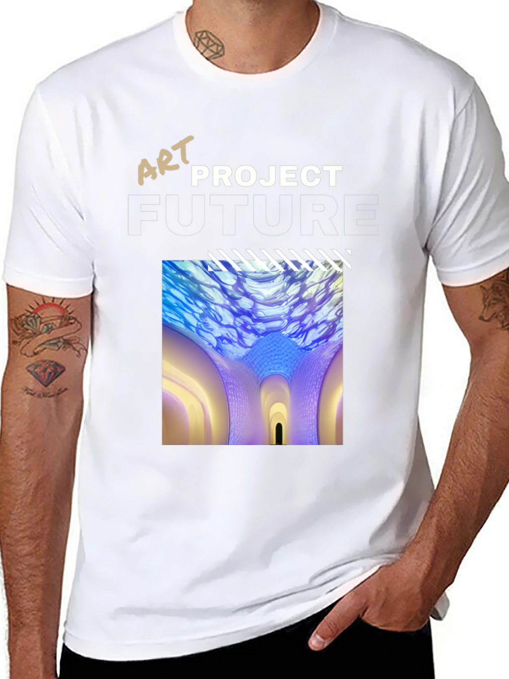 Art Project Future Black Graphic Tee