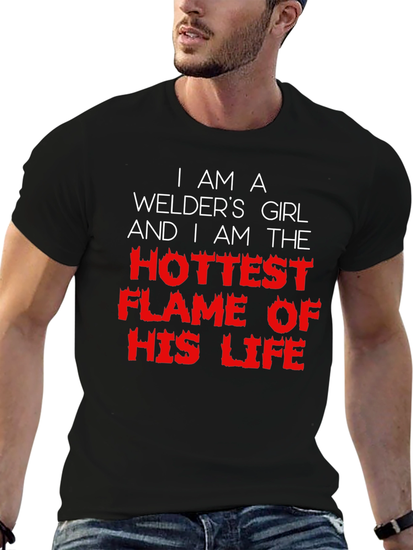 Welders Girl T-Shirt - Hottest Flame