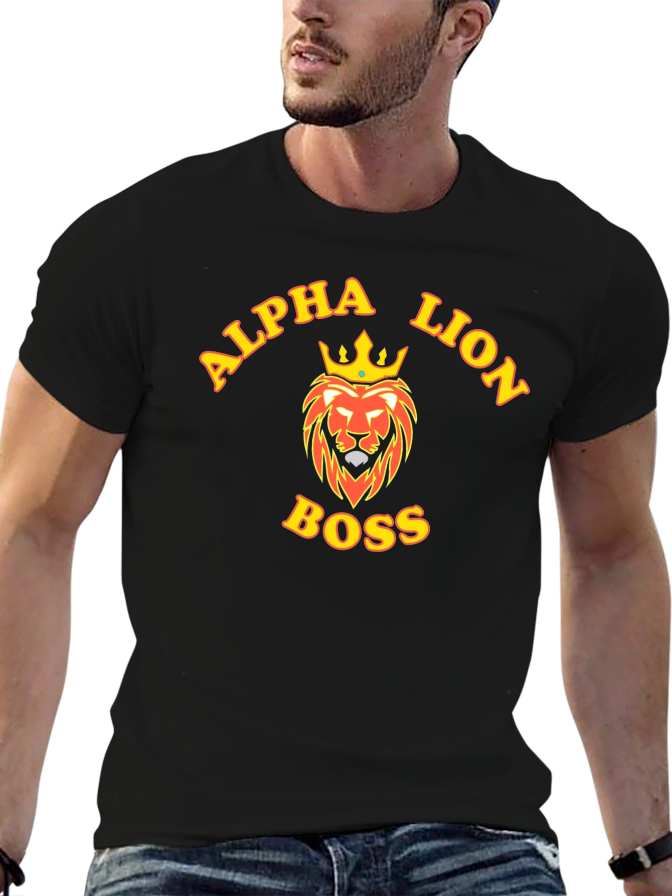 Alpha Lion Boss Graphic T-Shirt