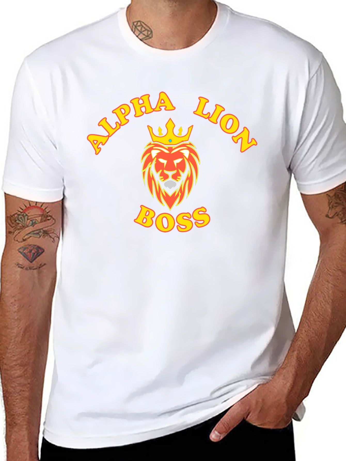 Alpha Lion Boss Graphic T-Shirt