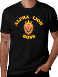 Alpha Lion Boss Graphic T-Shirt