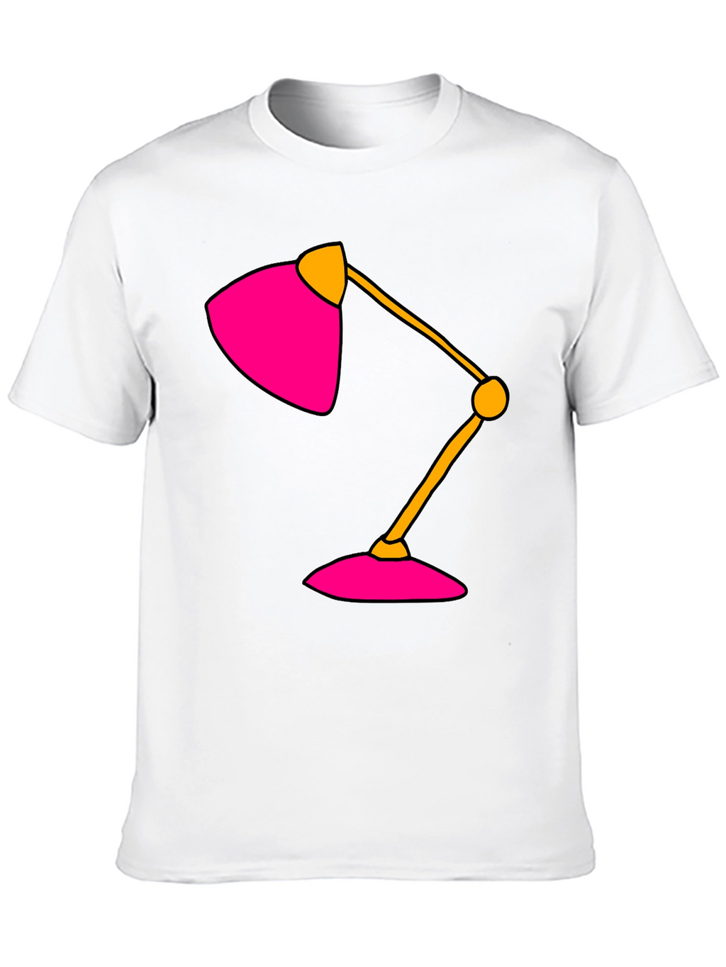 Pink Lamp Graphic T-Shirt - Unique Design Tee