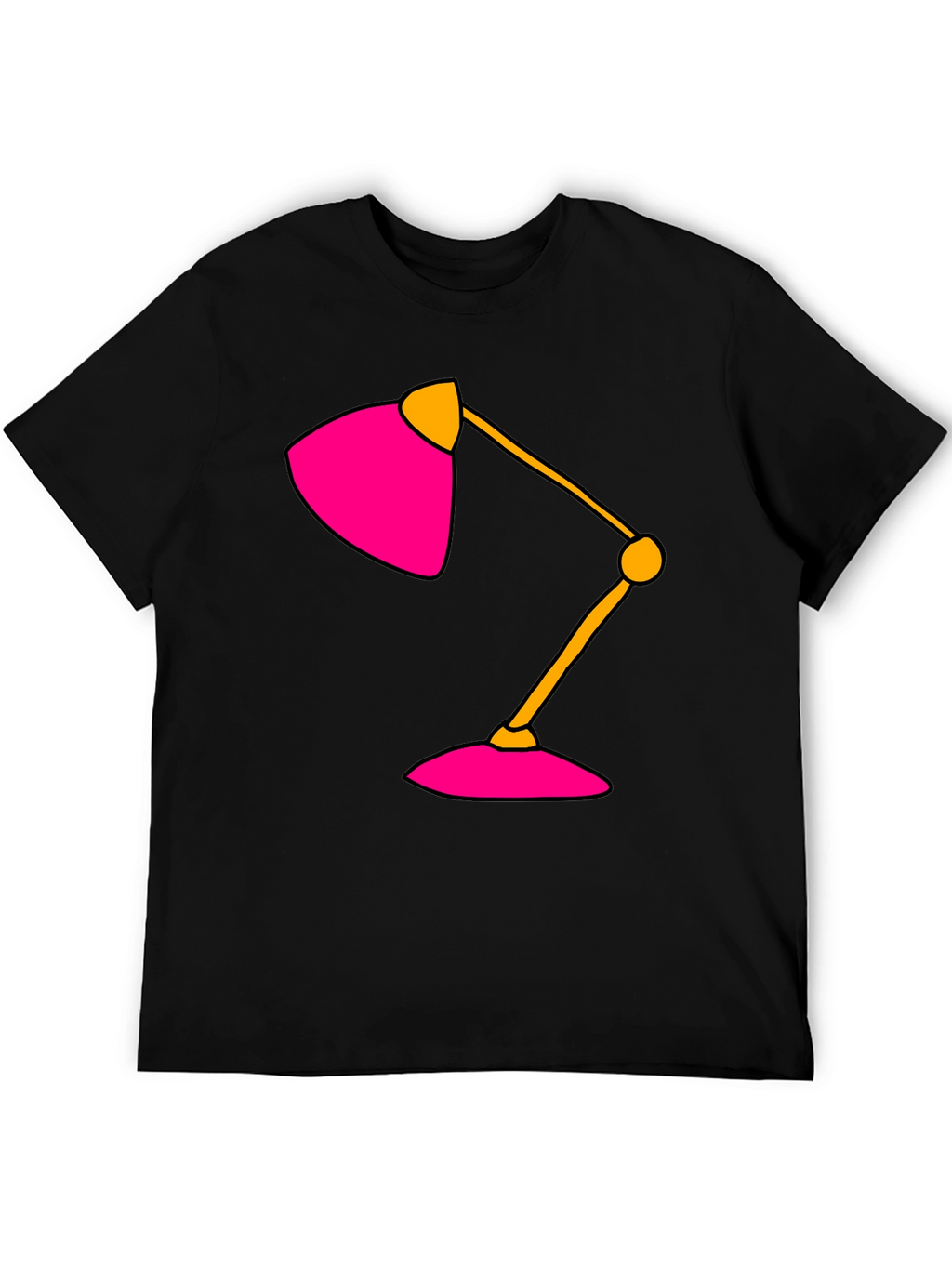 Pink Lamp Graphic T-Shirt - Unique Design Tee