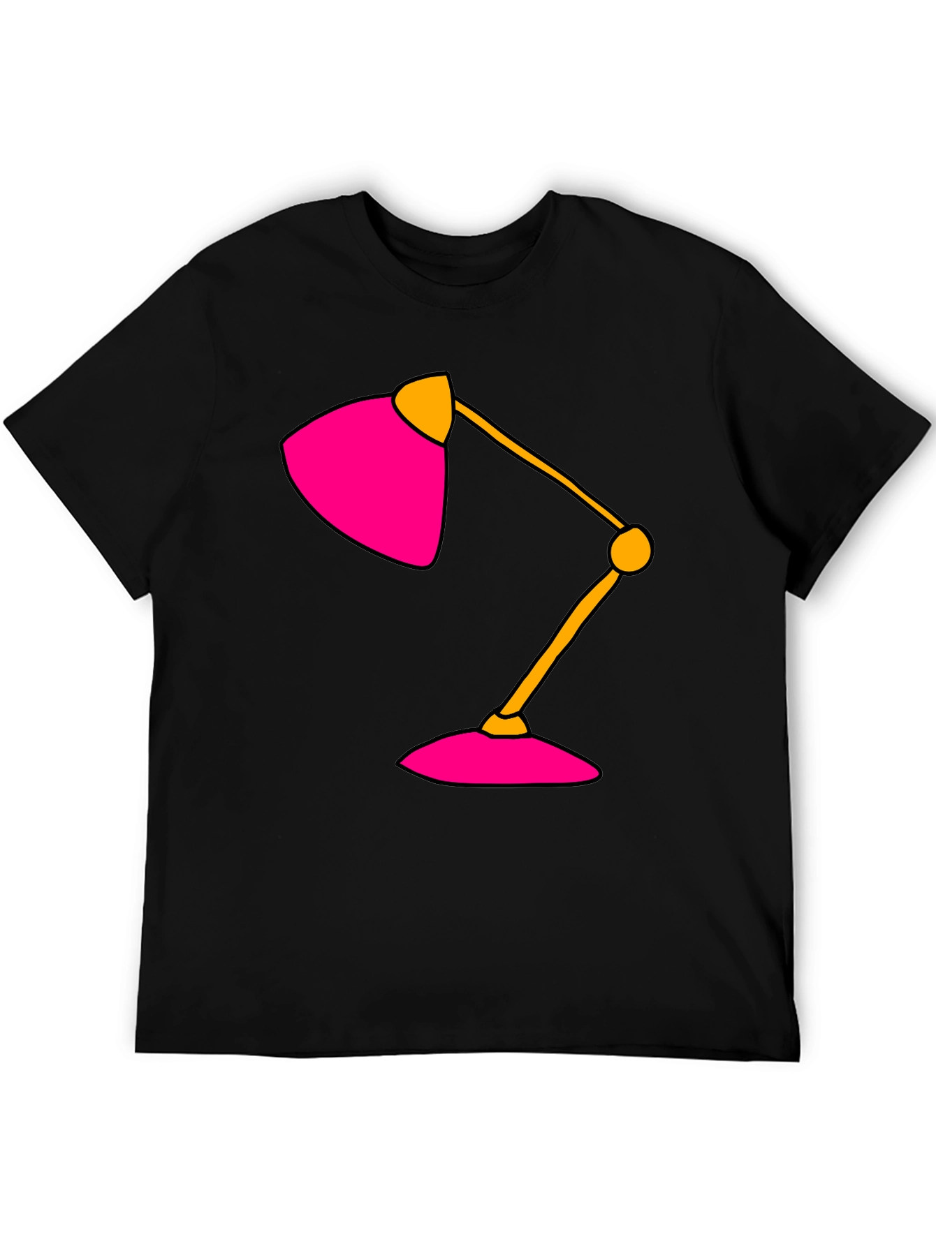 Pink Lamp Graphic T-Shirt - Unique Design Tee