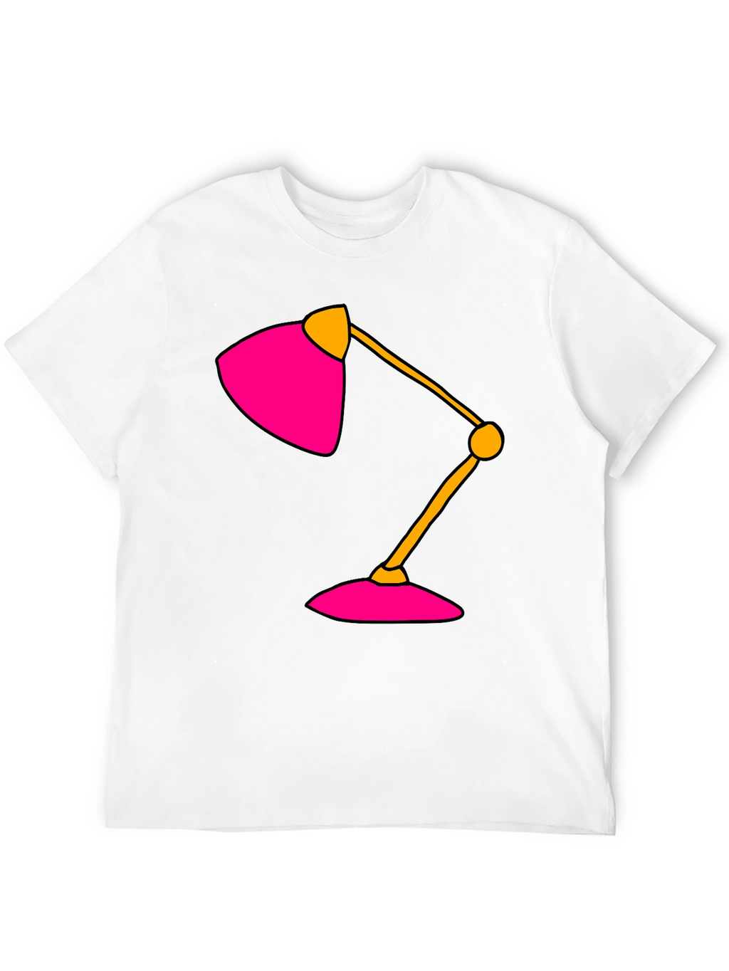 Pink Lamp Graphic T-Shirt - Unique Design Tee